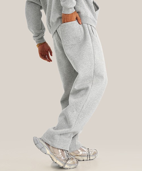 CORPUS TOKYO(コーパス トーキョー)の「【セットアップ対応】ヘムストレート裏起毛スウェットパンツ(スウェットパンツ・メンズ・ブラック/ヘザーグレー/ダークグレー/オートミール/ホワイト・4/3/2/1)」の22枚目の写真