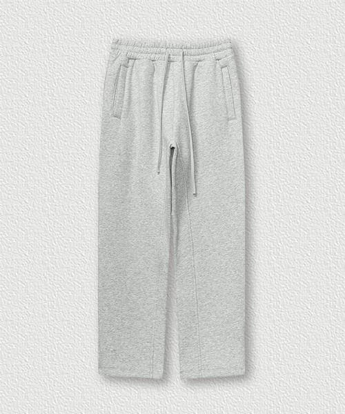 CORPUS TOKYO(コーパス トーキョー)の「【セットアップ対応】ヘムストレート裏起毛スウェットパンツ(スウェットパンツ・メンズ・ブラック/ヘザーグレー/ダークグレー/オートミール/ホワイト・4/3/2/1)」の9枚目の写真