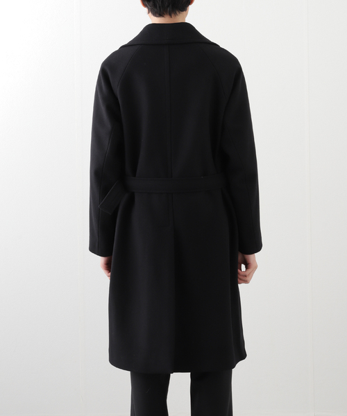 HEVO（イーヴォ）の「hevo(イーヴォ) BRINDISI Melton Wool Coat（その他アウター・メンズ・ブラック/ライトグレー・44/46/48）」の4枚目の写真