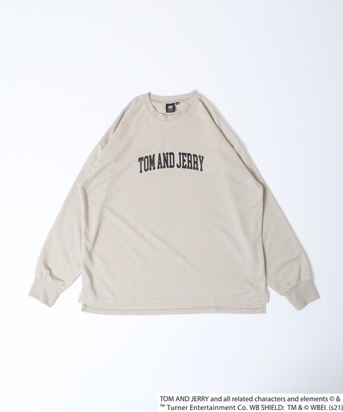FUNALIVE(ファンアライブ)の「TOM&JERRY back print big pullover / バックプリント ビッグプルオーバー unisex(スウェット・メンズ・チャコールアッシュ/グレイッシュベージュ/カーキ/ブラック/ベージュ/チャコール/ネイビー/ベージュ系その他/ブラック系1/ベージュ系2/ネイビー系1/チャコールグレー/ベージュ系3/ベージュ系1・L/XL/M)」の15枚目の写真