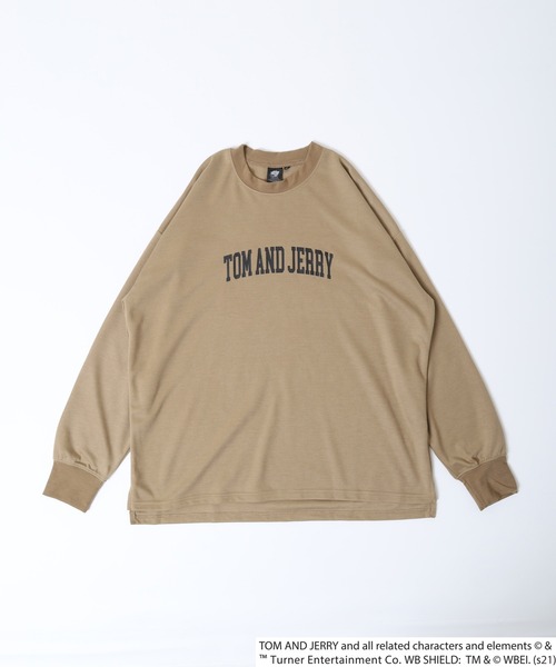 FUNALIVE(ファンアライブ)の「TOM&JERRY back print big pullover / バックプリント ビッグプルオーバー unisex(スウェット・メンズ・チャコールアッシュ/グレイッシュベージュ/カーキ/ブラック/ベージュ/チャコール/ネイビー/ベージュ系その他/ブラック系1/ベージュ系2/ネイビー系1/チャコールグレー/ベージュ系3/ベージュ系1・L/XL/M)」の17枚目の写真
