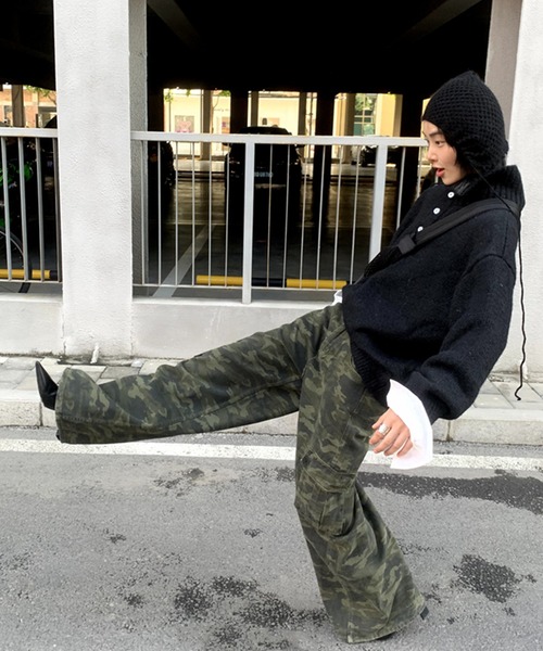 LONSLAN（ロンスラン）の「オーバーサイズ ハイネックニット LON24a109（ニット/セーター・レディース・グレー/モカ/ホワイト/ブラック・S/M）」の19枚目の写真