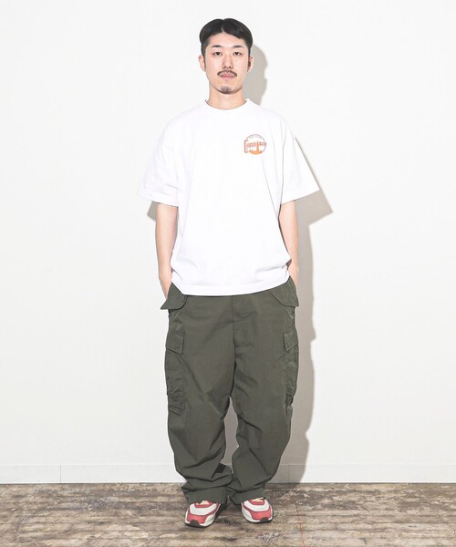 CHARI&CO(チャリアンドコー)の「CHARI&CO / SQUARE GARDEN TEE(Tシャツ/カットソー・メンズ・ホワイト・S/M/L/XL)」の8枚目の写真