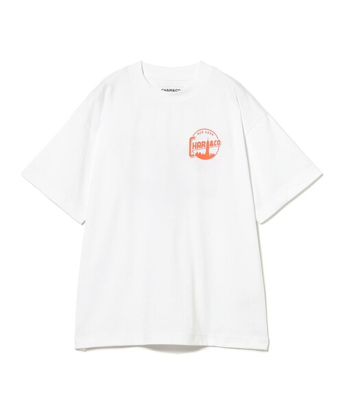 Tシャツ・カットソー [CHANCECHANCE] LIP T-SHIRT (WHITE) セール】CHARI&CO / SQUARE GARDEN TEE（Tシャツ/カットソー