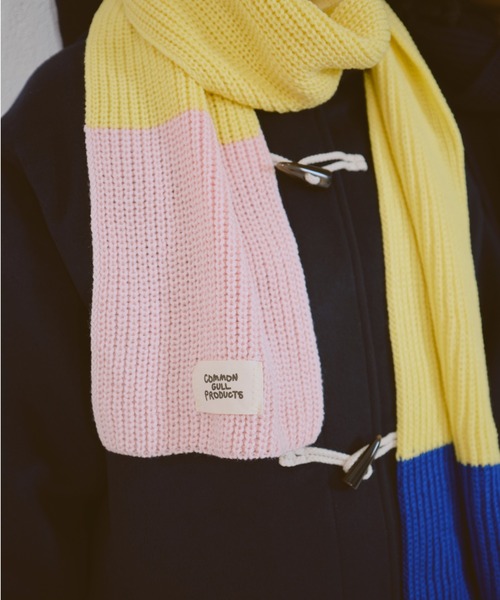 common gull products.(コモンガルプロダクツ)の「マイリストに入れたままのマフラー(マフラー・レディース・イエロー系/ネイビー・フリー)」の12枚目の写真