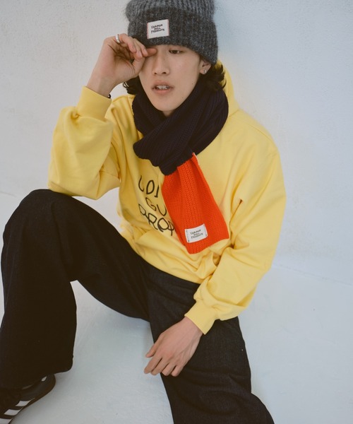 common gull products.(コモンガルプロダクツ)の「マイリストに入れたままのマフラー(マフラー・レディース・イエロー系/ネイビー・フリー)」の18枚目の写真