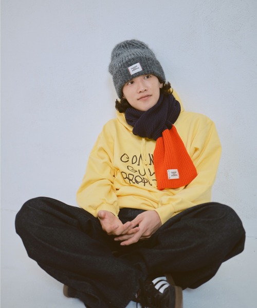 common gull products.(コモンガルプロダクツ)の「マイリストに入れたままのマフラー(マフラー・レディース・イエロー系/ネイビー・フリー)」の19枚目の写真
