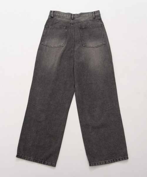 『SILVER BULLET SELECT AP/シルバーバレットセレクト』デニムオーバーダイバギーパンツ星（デニムパンツ）｜SILVER BULLET（シルバーバレット）