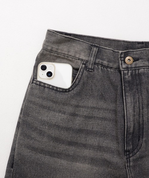 『SILVER BULLET SELECT AP/シルバーバレットセレクト』デニムオーバーダイバギーパンツ星（デニムパンツ）｜SILVER BULLET（シルバーバレット）