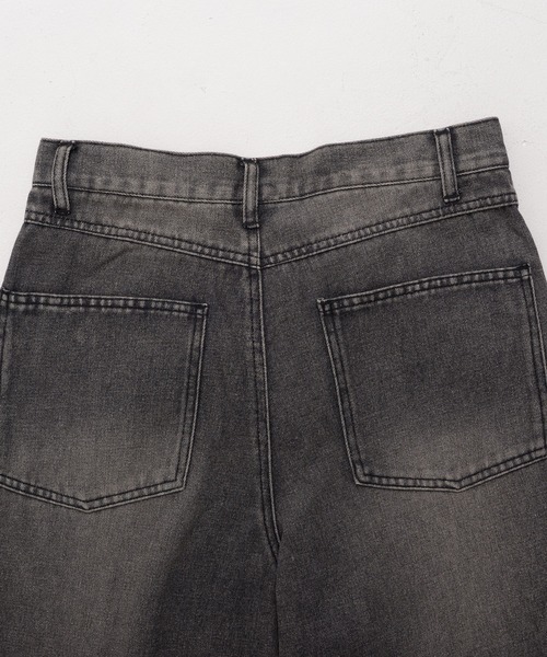 『SILVER BULLET SELECT AP/シルバーバレットセレクト』デニムオーバーダイバギーパンツ星（デニムパンツ）｜SILVER BULLET（シルバーバレット）