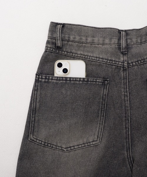 『SILVER BULLET SELECT AP/シルバーバレットセレクト』デニムオーバーダイバギーパンツ星（デニムパンツ）｜SILVER BULLET（シルバーバレット）