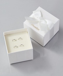 <限定ペア商品>【金属アレルギー対応】ミニフープペアピアス/BOX付き