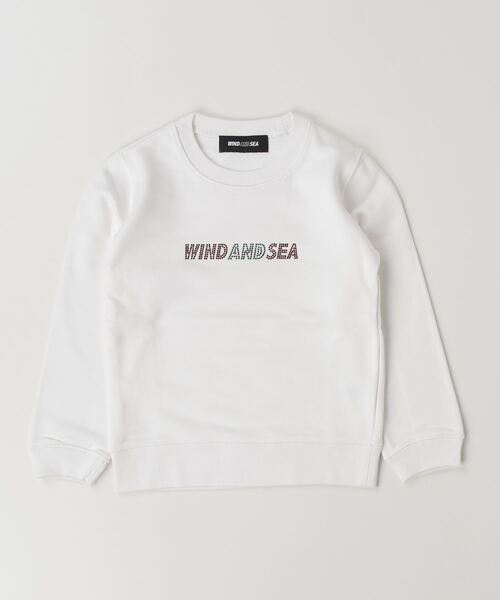 XMAS RHINE STONE KIDS CREW NECK（スウェット）｜WIND AND SEA