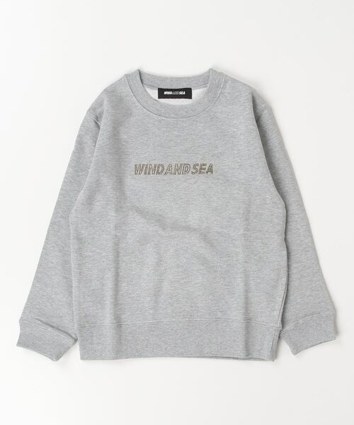 XMAS RHINE STONE KIDS CREW NECK（スウェット）｜WIND AND SEA
