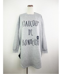 Rydia | 裏起毛×布帛切り替えチュニック(Tシャツ/カットソー)