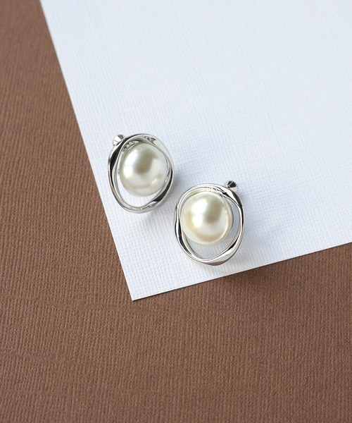 Riberry（リベリー）の「サークルパールリングイヤリング（イヤリング・レディース・シルバー/ゴールド・FREE）」の11枚目の写真