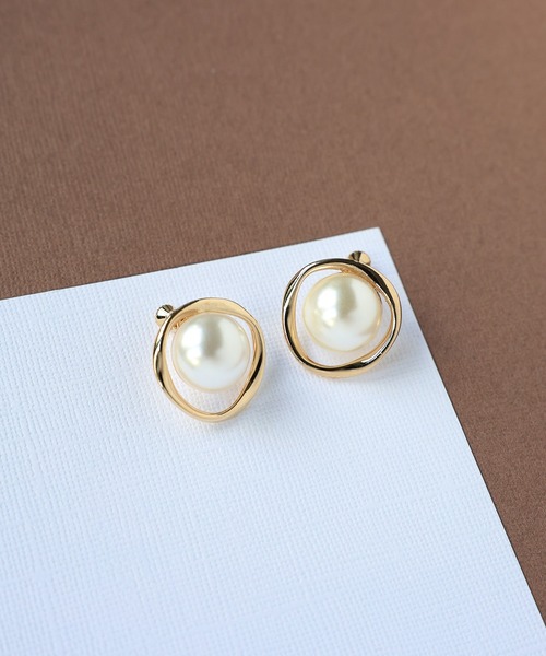 Riberry（リベリー）の「サークルパールリングイヤリング（イヤリング・レディース・シルバー/ゴールド・FREE）」の12枚目の写真