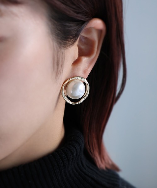 Riberry（リベリー）の「サークルパールリングイヤリング（イヤリング・レディース・シルバー/ゴールド・FREE）」の10枚目の写真