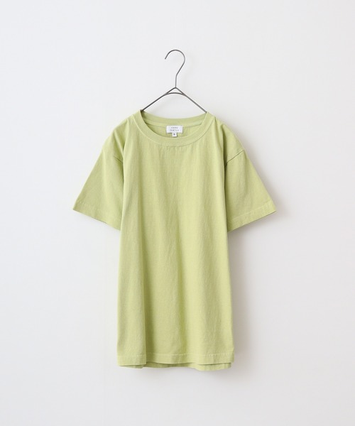 FUNALIVE(ファンアライブ)の「TRUSS SUSTAINABLE フードテキスタイルTシャツ(Tシャツ/カットソー・メンズ・グリーン系/ブラウン系/ブルー系/パープル系/ピンク系/オレンジ系・S/L/XL/M)」の1枚目の写真