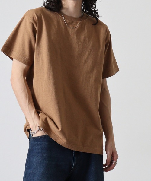 FUNALIVE(ファンアライブ)の「TRUSS SUSTAINABLE フードテキスタイルTシャツ(Tシャツ/カットソー・メンズ・グリーン系/ブラウン系/ブルー系/パープル系/ピンク系/オレンジ系・S/L/XL/M)」の8枚目の写真