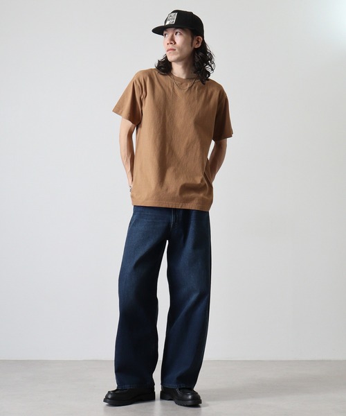 FUNALIVE(ファンアライブ)の「TRUSS SUSTAINABLE フードテキスタイルTシャツ(Tシャツ/カットソー・メンズ・グリーン系/ブラウン系/ブルー系/パープル系/ピンク系/オレンジ系・S/L/XL/M)」の9枚目の写真