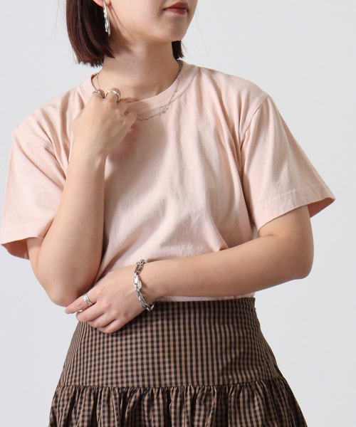 FUNALIVE(ファンアライブ)の「TRUSS SUSTAINABLE フードテキスタイルTシャツ(Tシャツ/カットソー・メンズ・グリーン系/ブラウン系/ブルー系/パープル系/ピンク系/オレンジ系・S/L/XL/M)」の20枚目の写真