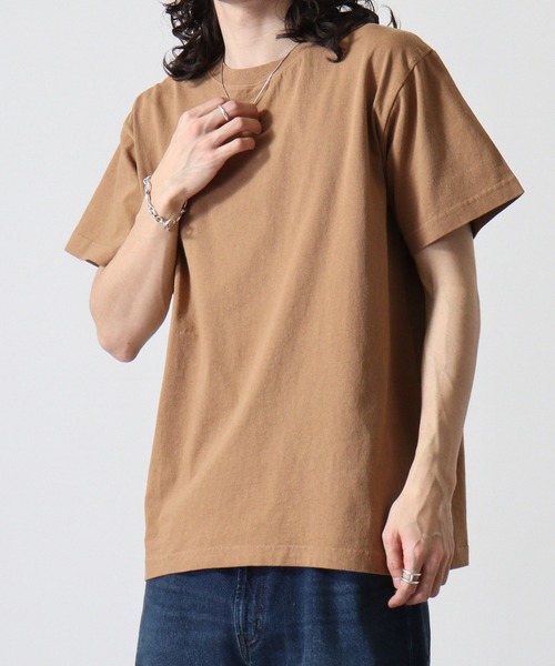 FUNALIVE(ファンアライブ)の「TRUSS SUSTAINABLE フードテキスタイルTシャツ(Tシャツ/カットソー・メンズ・グリーン系/ブラウン系/ブルー系/パープル系/ピンク系/オレンジ系・S/L/XL/M)」の7枚目の写真