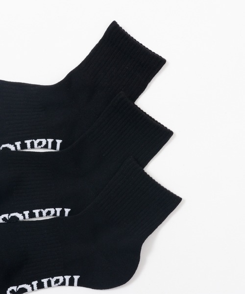 Champion（チャンピオン）の「【Hanes/ヘインズ】キッズ 【3足組】 クォーターレングスソックス（ソックス/靴下・キッズ・ホワイト/ブラック・FREE）」の10枚目の写真