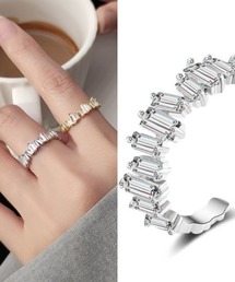 L LABEL（エルラベル）の「バゲットエタニティオープンリング（リング）」