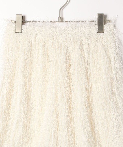 Heather（ヘザー）の「シャギーフリンジショートパンツ　321784（その他パンツ・レディース・アイボリー/ブラック・FREE）」の7枚目の写真