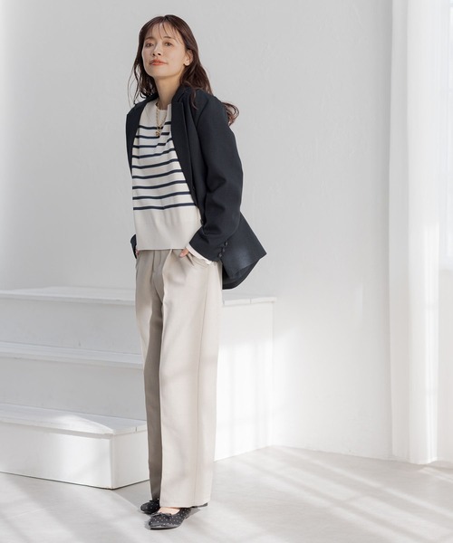 mysty woman(ミスティウーマン)の「リボンスタッズバレエ 292512(バレエシューズ・レディース・シルバー/ブラック・MEDIUM/LARGE)」の5枚目の写真