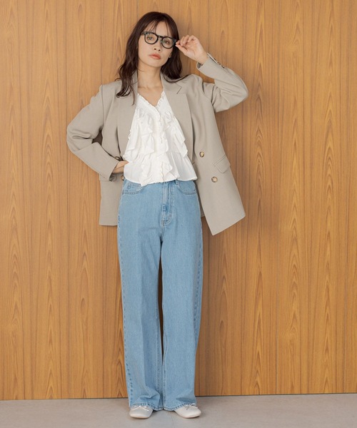 mysty woman(ミスティウーマン)の「リボンスタッズバレエ 292512(バレエシューズ・レディース・シルバー/ブラック・MEDIUM/LARGE)」の6枚目の写真