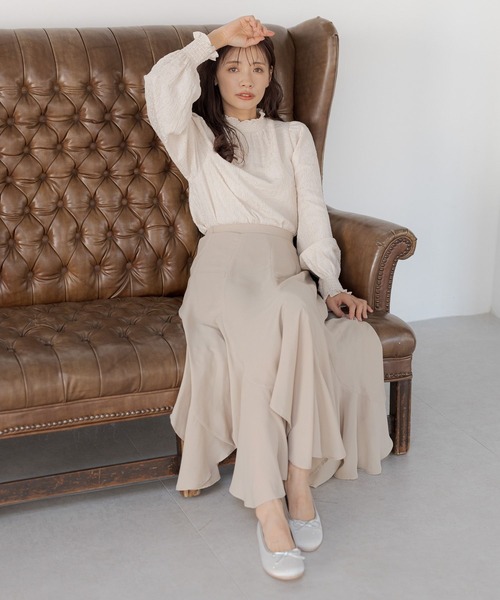 mysty woman(ミスティウーマン)の「リボンスタッズバレエ 292512(バレエシューズ・レディース・シルバー/ブラック・MEDIUM/LARGE)」の9枚目の写真