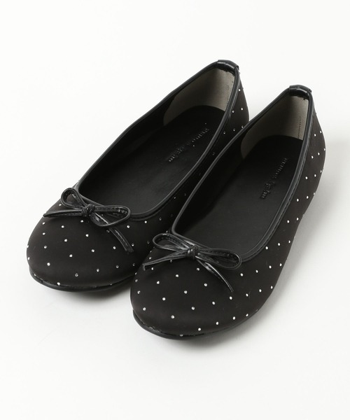 mysty woman(ミスティウーマン)の「リボンスタッズバレエ 292512(バレエシューズ・レディース・シルバー/ブラック・MEDIUM/LARGE)」の10枚目の写真