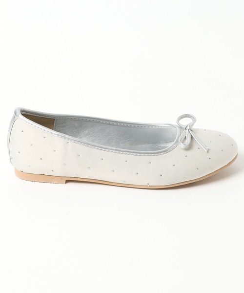 mysty woman(ミスティウーマン)の「リボンスタッズバレエ 292512(バレエシューズ・レディース・シルバー/ブラック・MEDIUM/LARGE)」の13枚目の写真