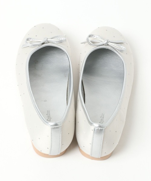 mysty woman(ミスティウーマン)の「リボンスタッズバレエ 292512(バレエシューズ・レディース・シルバー/ブラック・MEDIUM/LARGE)」の14枚目の写真