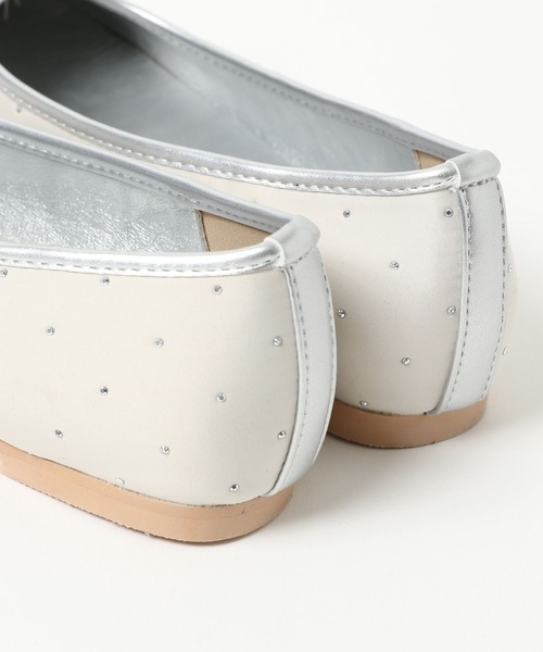 mysty woman(ミスティウーマン)の「リボンスタッズバレエ 292512(バレエシューズ・レディース・シルバー/ブラック・MEDIUM/LARGE)」の17枚目の写真