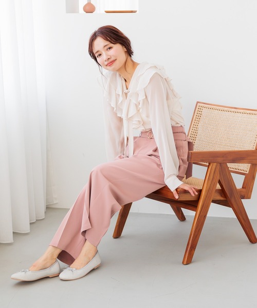 mysty woman(ミスティウーマン)の「リボンスタッズバレエ 292512(バレエシューズ・レディース・シルバー/ブラック・MEDIUM/LARGE)」の22枚目の写真