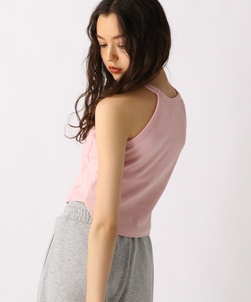 FOREVER 21（フォーエバー トゥエンティーワン）の「【2025SS】カップ付きアメスリタンクトップ（タンクトップ・レディース・ピンク/ブラック/オフホワイト/チャコールグレー・SMALL/MEDIUM）」の13枚目の写真