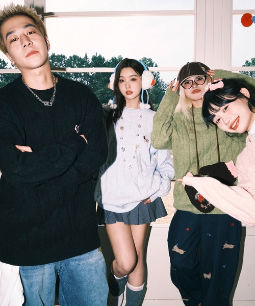 WESTBOY(ウエストボーイ)の「オーバーサイズ ケーブルニットセーター WO25S2TP05【WB ORIGINALS】(ニット/セーター・メンズ・ホワイト/グレー/ブラック・L/M/XL)」の10枚目の写真