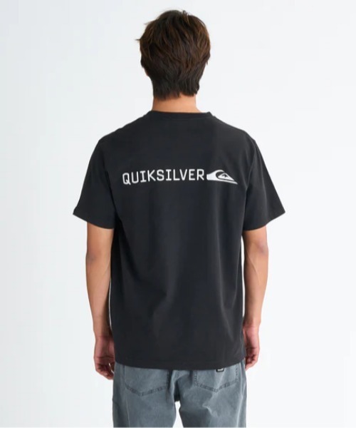 Quiksilver(クイックシルバー)の「DNA BIG CLICKER ST /クイックシルバーロゴ半袖Tシャツ(Tシャツ/カットソー・メンズ・ホワイト/ブラック・X-LARGE/LARGE/SMALL/MEDIUM)」の4枚目の写真