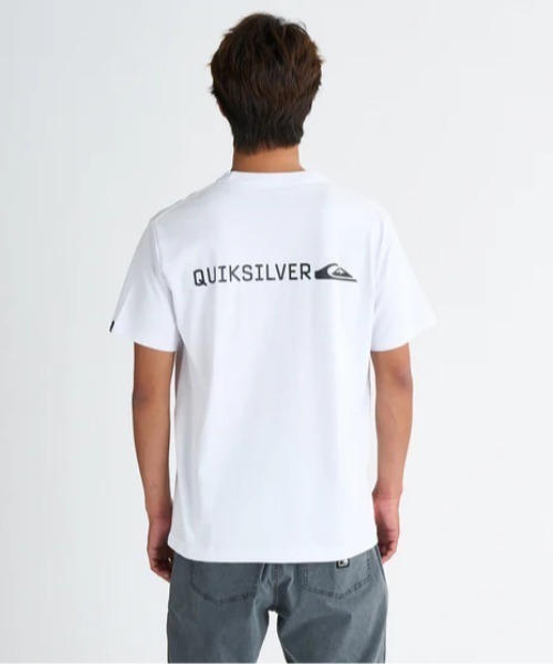 Quiksilver(クイックシルバー)の「DNA BIG CLICKER ST /クイックシルバーロゴ半袖Tシャツ(Tシャツ/カットソー・メンズ・ホワイト/ブラック・X-LARGE/LARGE/SMALL/MEDIUM)」の3枚目の写真