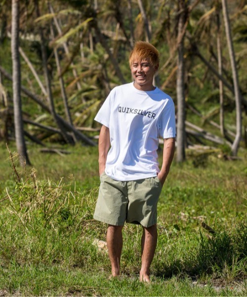 Quiksilver(クイックシルバー)の「DNA BIG CLICKER ST /クイックシルバーロゴ半袖Tシャツ(Tシャツ/カットソー・メンズ・ホワイト/ブラック・X-LARGE/LARGE/SMALL/MEDIUM)」の9枚目の写真