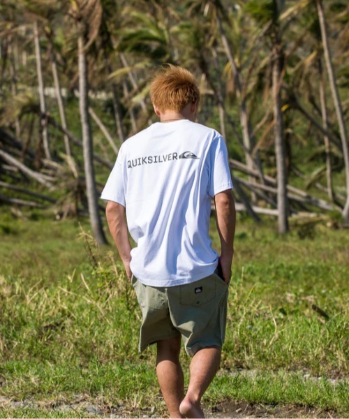 Quiksilver(クイックシルバー)の「DNA BIG CLICKER ST /クイックシルバーロゴ半袖Tシャツ(Tシャツ/カットソー・メンズ・ホワイト/ブラック・X-LARGE/LARGE/SMALL/MEDIUM)」の10枚目の写真