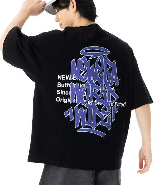 国内発送★New Era★オーバーサイズ♪コットン*半袖Tシャツ ニューエラ 半袖Tシャツ オーバーサイズ コットン（Tシャツ