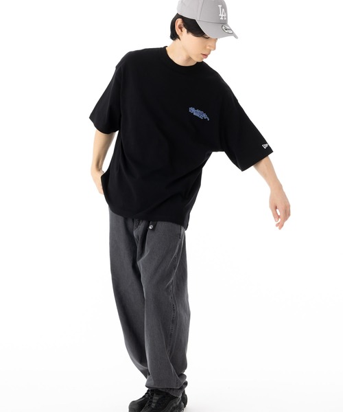 NEW ERA（ニューエラ）の「ニューエラ 半袖Tシャツ オーバーサイズ コットン（Tシャツ/カットソー・メンズ・ブルー/ブラック/ホワイト・XXL/XL/L/M/S）」の16枚目の写真