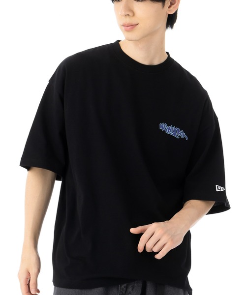 NEW ERA（ニューエラ）の「ニューエラ 半袖Tシャツ オーバーサイズ コットン（Tシャツ/カットソー・メンズ・ブルー/ブラック/ホワイト・XXL/XL/L/M/S）」の13枚目の写真