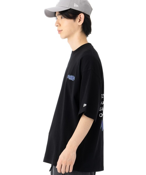 NEW ERA（ニューエラ）の「ニューエラ 半袖Tシャツ オーバーサイズ コットン（Tシャツ/カットソー・メンズ・ブルー/ブラック/ホワイト・XXL/XL/L/M/S）」の14枚目の写真