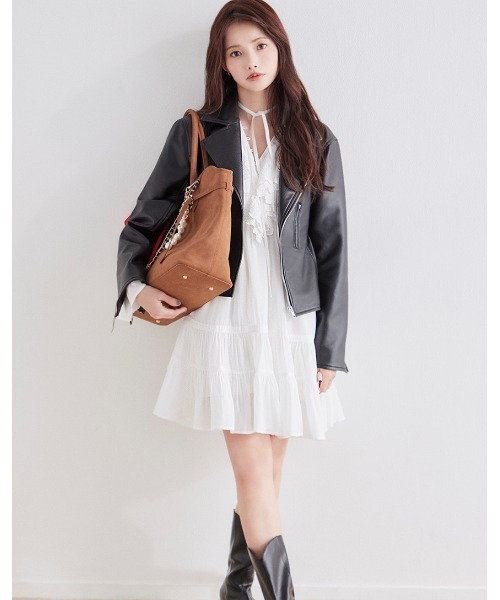 SNIDEL（スナイデル）の「ウエスタンブーツ（パンプス・レディース・ブラック/ベージュ・SMALL/MEDIUM/LARGE）」の3枚目の写真