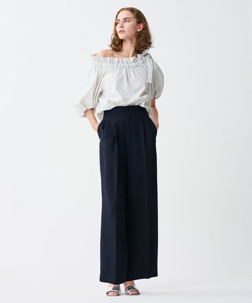 uncrave(アンクレイヴ)の「ライトプルーフナイロン オフショルブラウス(シャツ/ブラウス・レディース・ライトグレー系/ブラック系/オリーブ系・F)」の17枚目の写真